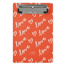 Joli Monogramme Coeurs rouges & Love Letting