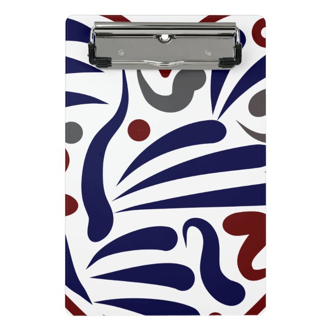 Mini Porte-bloc Joli motif abstrait (Devant)