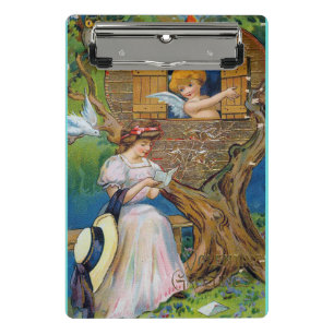 Mini Porte-bloc JOURNÉE DE VALENTINE ~ OEuvre vintage ~