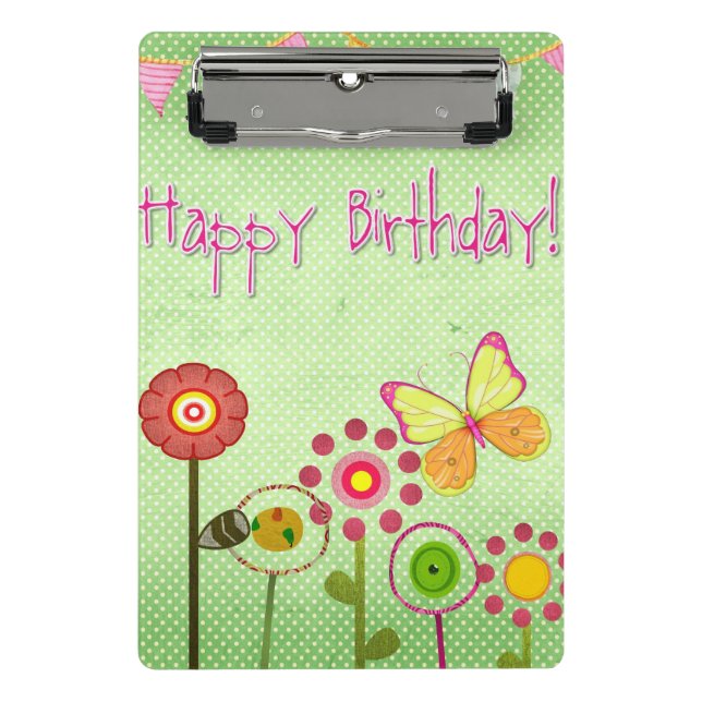 Mini Porte-bloc Joyeux anniversaire (Devant)