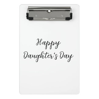 Mini Porte-bloc Joyeux jour de filles si.ple minimum ajouter le no