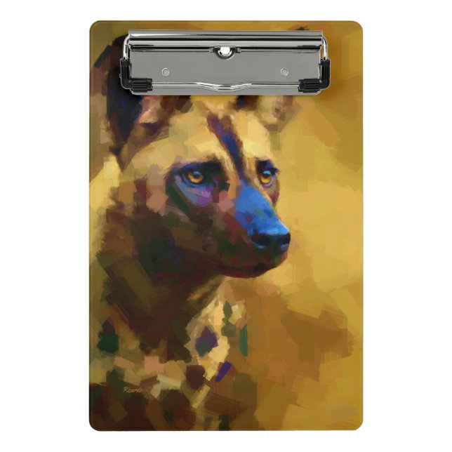 Mini Porte-bloc La faune des chiens sauvages africains (Devant)
