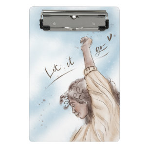 Mini Porte-bloc Laisse-le aller Porte - bloc S   Ciel bleu femme