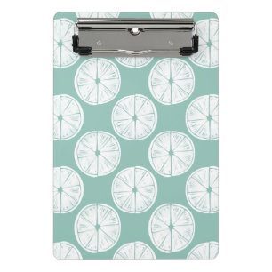 Mini Porte-bloc Laissez-nous taco au sujet de motif turquoise de