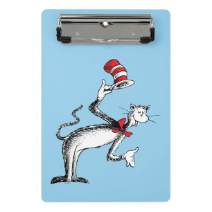 Mini Porte-bloc Le Chat Chapeauté s'incline