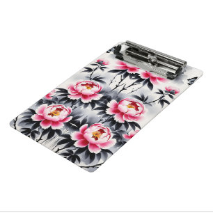 Mini Porte-bloc L'élégance en fleurs : Harmonie florale et paysagè