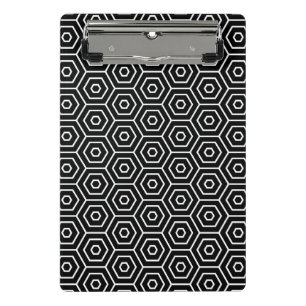 Mini Porte-bloc Les hexagones donnent au motif géométrique