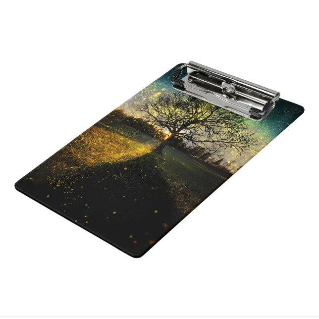 Mini Porte-bloc Les lucioles magiques paysage onirique (Angle3)