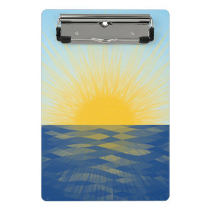 Mini Porte-bloc Lever de soleil sur l'océan Nouveaux débuts