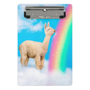 Mini Porte-bloc Llama Licking Rainbow