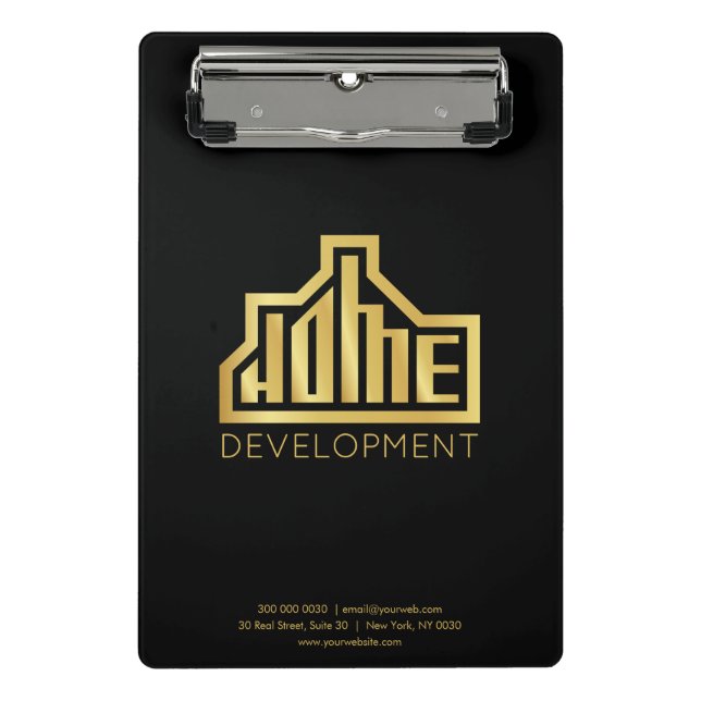 Mini Porte-bloc Logo de développement résidentiel moderne Immobili (Devant)