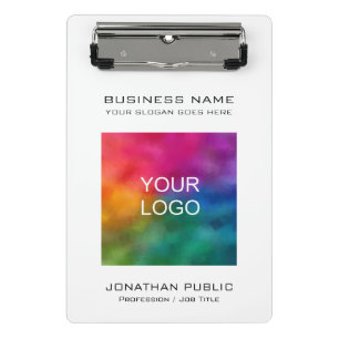 Mini Porte-bloc Logo d'entreprise personnalisé Ajouter un texte