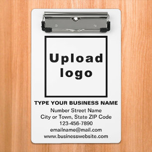 Mini Porte-bloc Marque d'affaires sur Mini Porte - bloc noir et bl