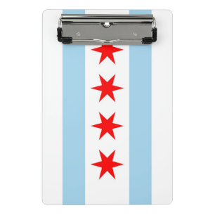 Mini Porte-bloc Mini porte - bloc avec drapeau de Chicago City, US