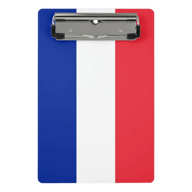 Mini Porte-bloc Mini porte - bloc avec drapeau de France (Devant)