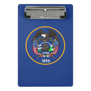 Mini Porte-bloc Mini porte - bloc avec drapeau de l'Utah, USA