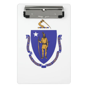 Mini Porte-bloc Mini porte - bloc avec drapeau de Masachusetts, US