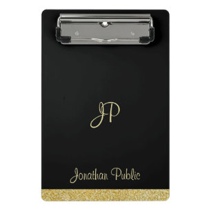Mini Porte-bloc Moderne Élégant Design simple Monogramme Personnal
