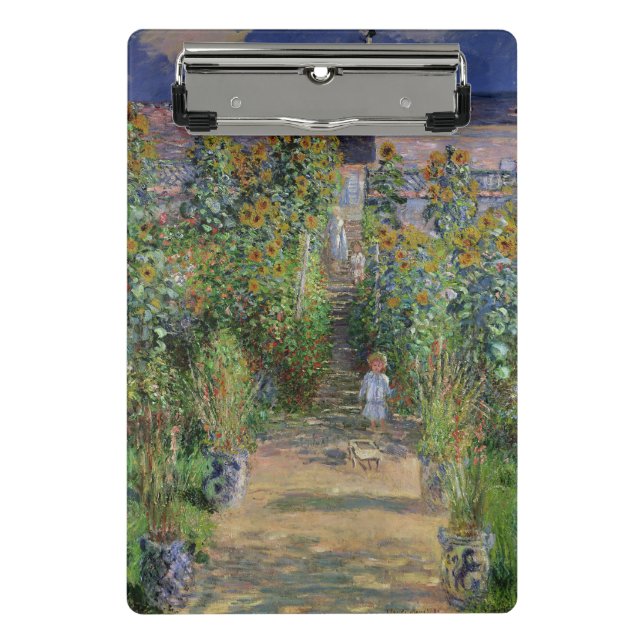 Mini Porte-bloc Monet Garden Vetheuil Impressionim Peinture (Devant)