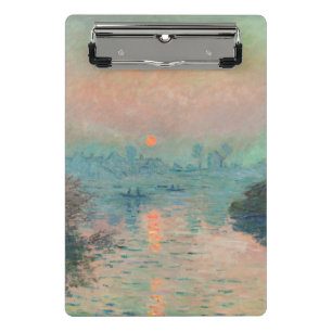 Mini Porte-bloc Monet Sunset Seine Beaux-Art Impressionnisme