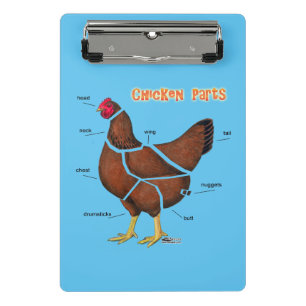 Mini Porte-bloc Morceaux de poulet
