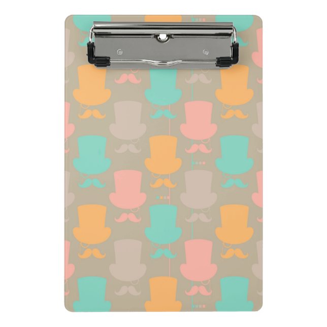 Mini Porte-bloc Motif 2 de moustache (Devant)