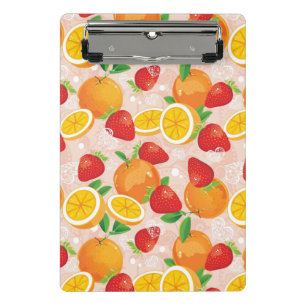 Mini Porte-bloc Motif abstrait avec la fraise