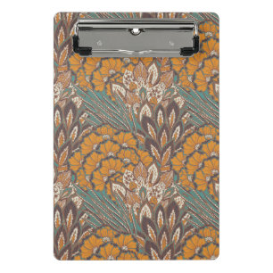 Mini Porte-bloc Motif abstrait de plume de paon