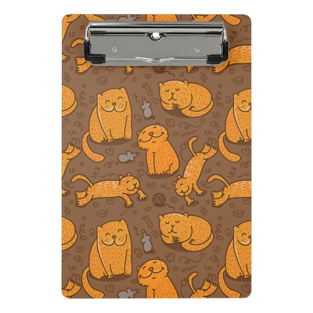 Mini Porte-bloc Motif avec des chats (Devant)