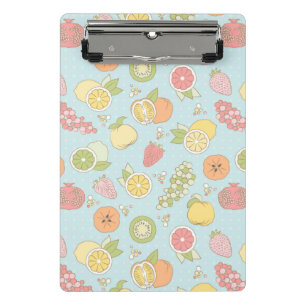 Mini Porte-bloc Motif avec des fruits et des baies