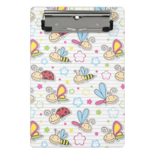 Mini Porte-bloc motif avec des insectes