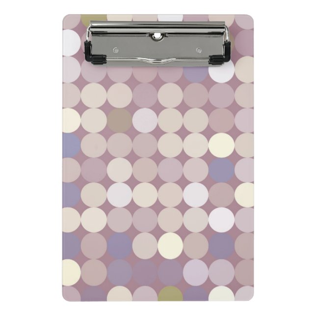 Mini Porte-bloc Motif d'abrégé sur cercles de tissu (Devant)