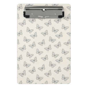 Mini Porte-bloc Motif d'art en ligne de papillon