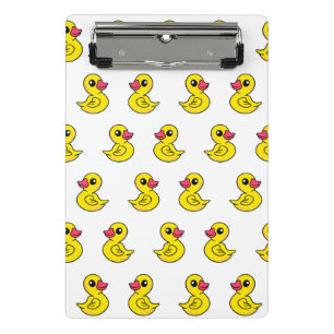 Mini Porte-bloc Motif de canard en caoutchouc Imprimer 