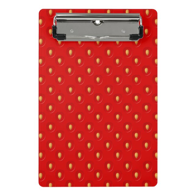 Mini Porte-bloc Motif de fraise (Devant)