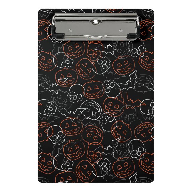 Mini Porte-bloc Motif de Halloween (Devant)