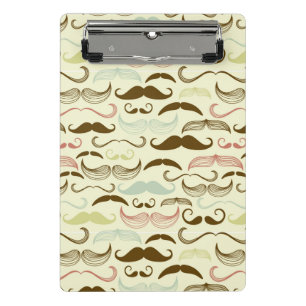 Mini Porte-bloc Motif de moustache, rétro style 4