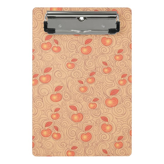 Mini Porte-bloc Motif de pommes (Devant)