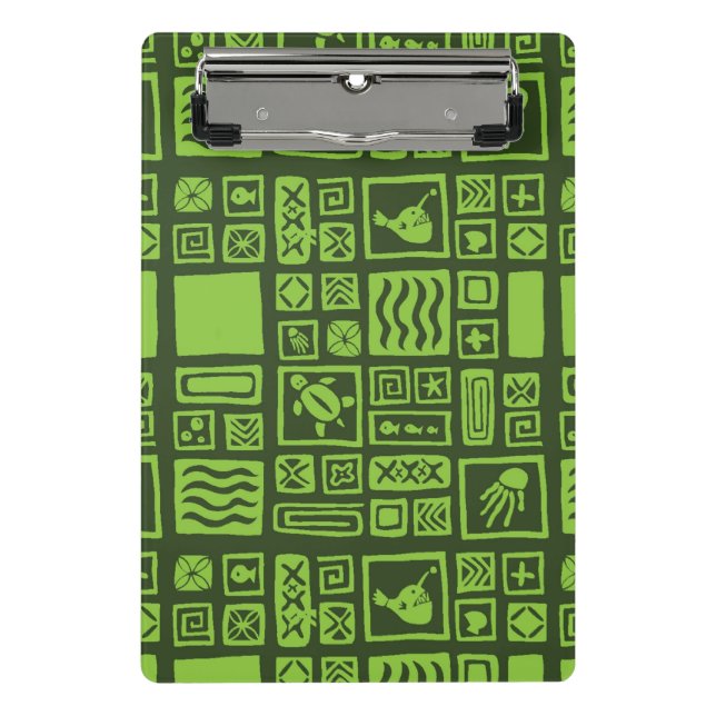Mini Porte-bloc Motif de Tiki (Devant)