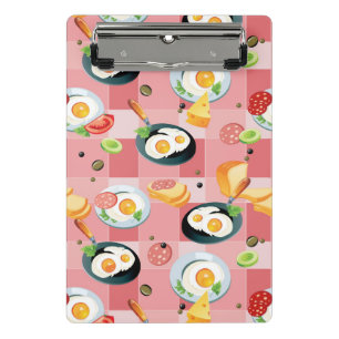 Mini Porte-bloc Motif de tomate et d'oeufs au plat