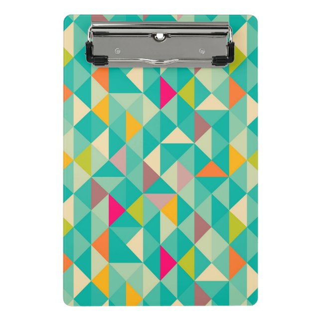 Mini Porte-bloc Motif de triangles (Devant)
