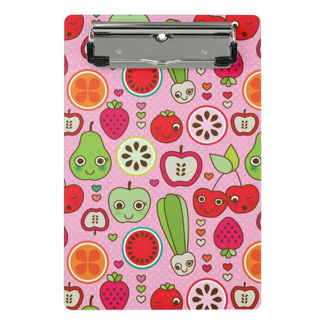Mini Porte-bloc motif d'illustration de cuisine de fruit (Devant)