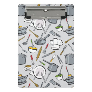 Mini Porte-bloc Motif d'outils de cuisine