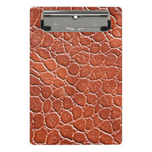Mini Porte-bloc Motif en cuir