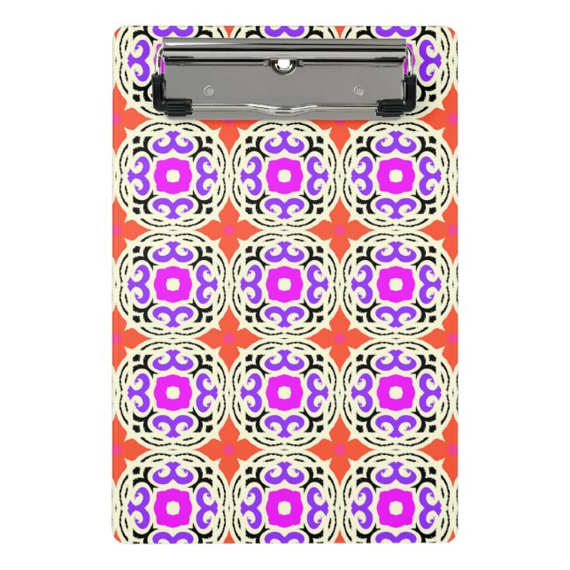 Mini Porte-bloc Motif ethnique avec des motifs marocains (Devant)