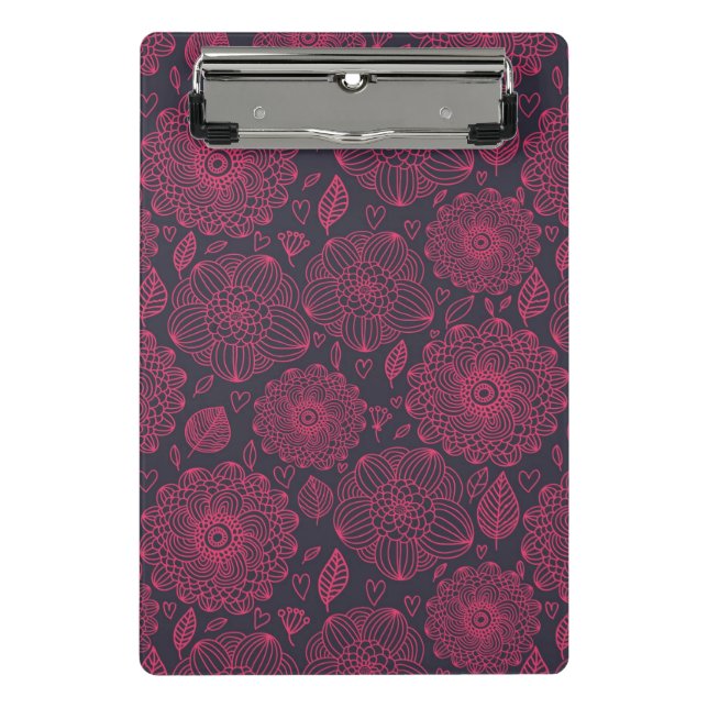 Mini Porte-bloc Motif floral 13 (Devant)
