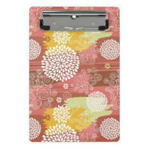 Mini Porte-bloc Motif floral 2