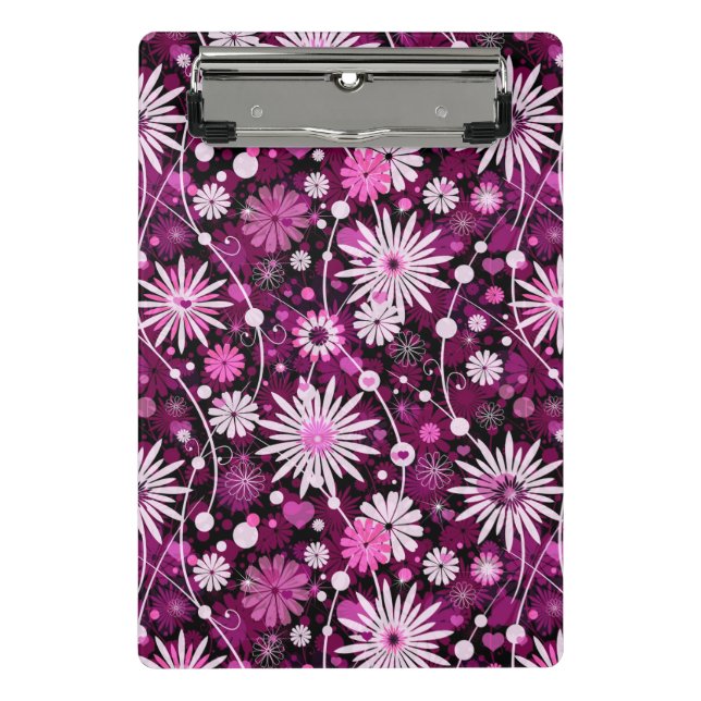 Mini Porte-bloc Motif floral de Valentine (Devant)