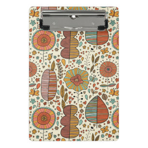 Mini Porte-bloc Motif floral d'été fait de feuille