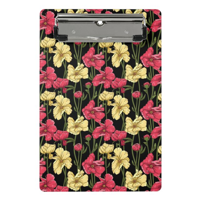 Mini Porte-bloc Motif floral élégant 2 (Devant)